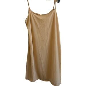 VTG Marilyn Monroe slip dress nude Minimalist Sexy Sheer Lightweight Plus SZ 1X